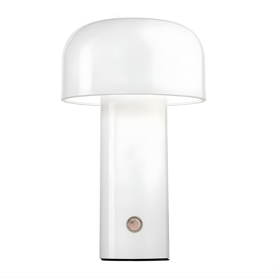 White wall-mounted lamp with a sensor on a white background