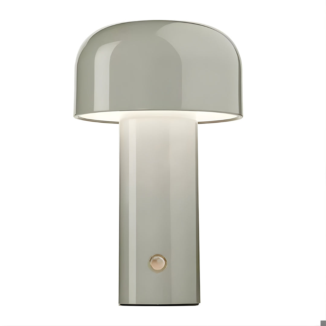 Wall-mounted lamp with a cylindrical design on a white background
